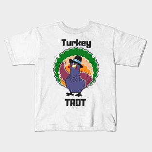 turkey trot design Kids T-Shirt